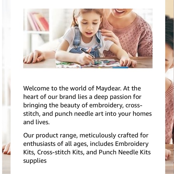 ✨NEW✨ Owl heart Cross Stitch Embroidery Kit - Picture 10 of 10